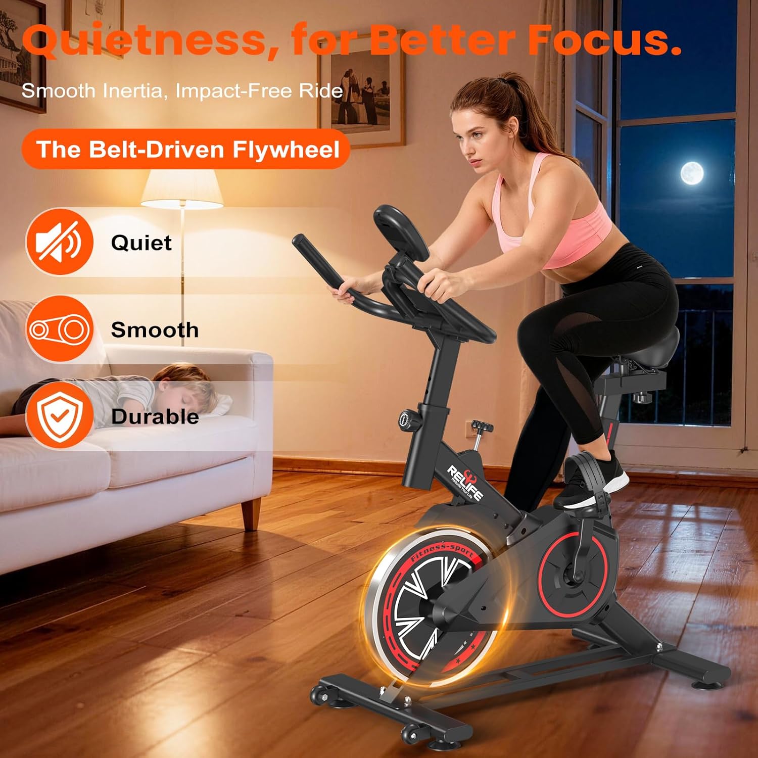 Steppers for Exercise at Home, KitGody Mini Stepper with Resistance Bands, Portable Stair Stepper for Home 330LBS Capacity, Adjustable Height Fitness Stepper Machine
